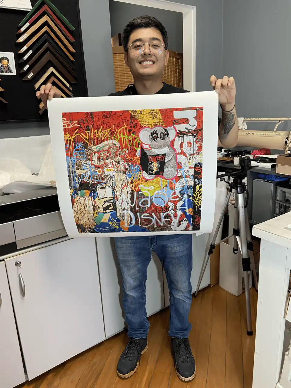 Impressão Fine Art entregue para cliente