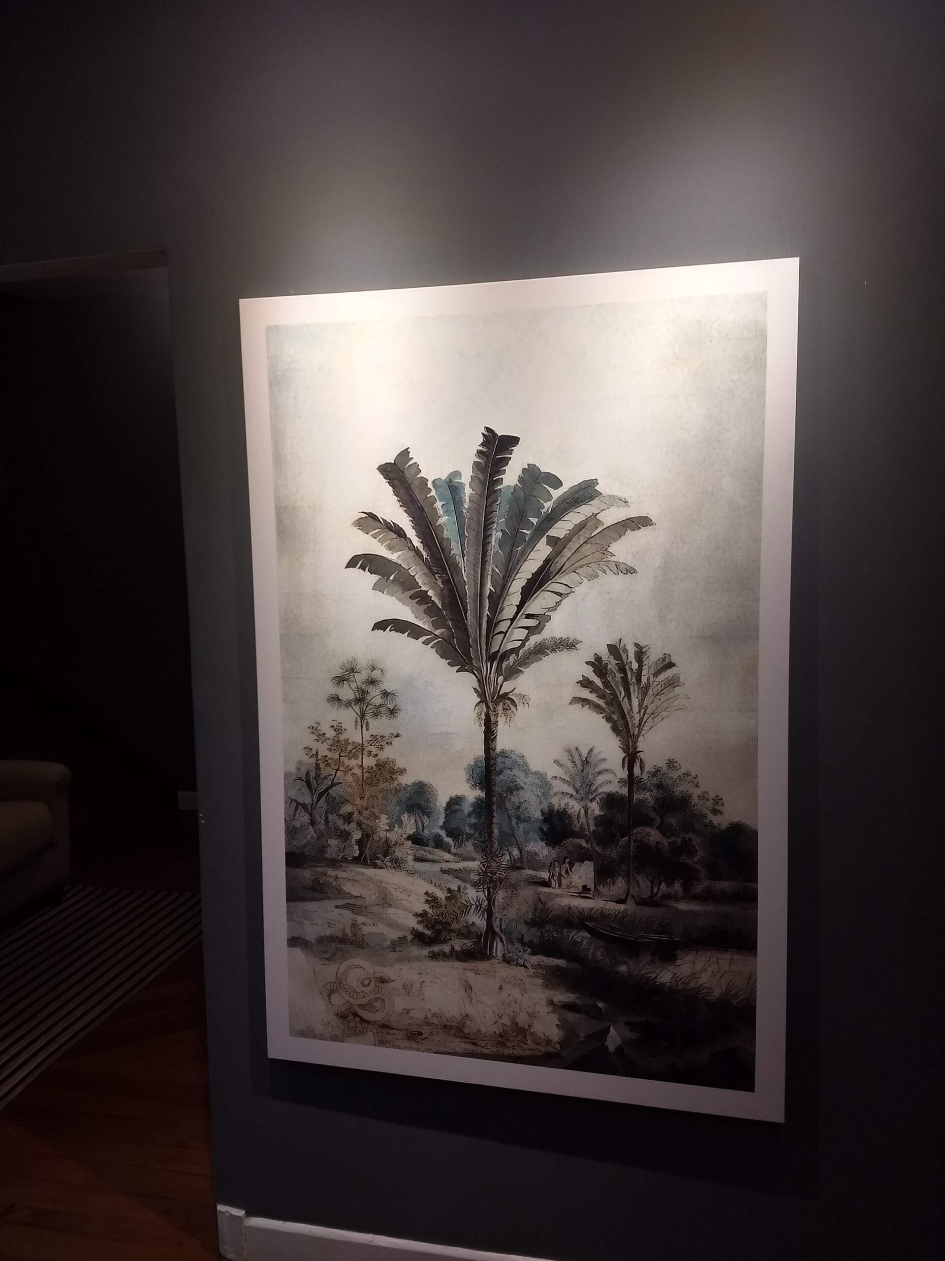 Impressão em grande formato em papel algodão de ilustração